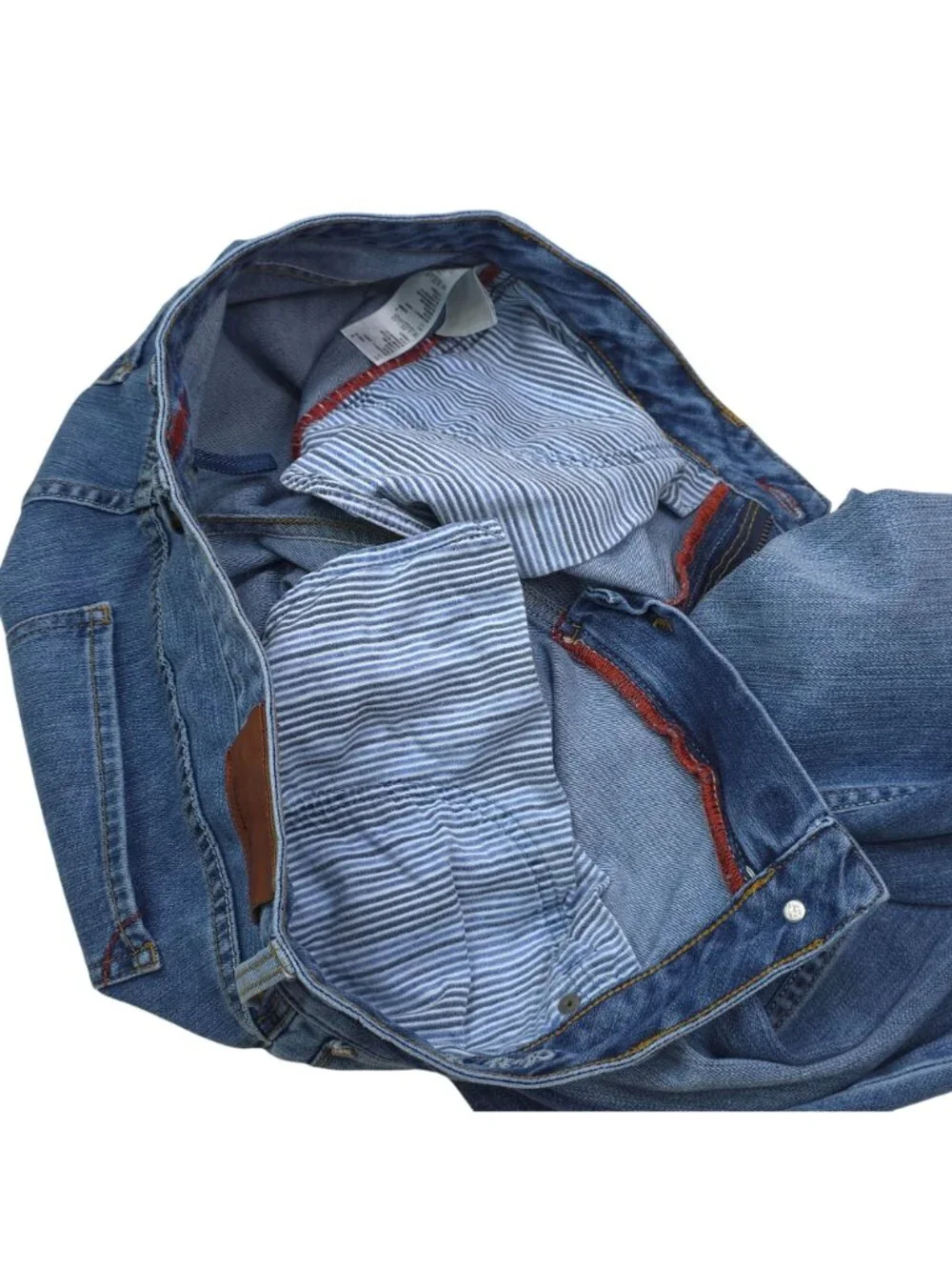 Tommy Bahama Mens Relaxed Fit Blue Jeans 34x32 Cotton Blend Casual Style